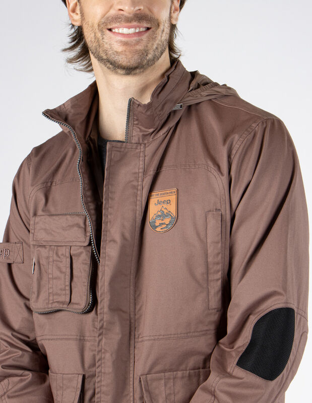 Chamarra Hombre Jeep Original Caf&eacute; image number null