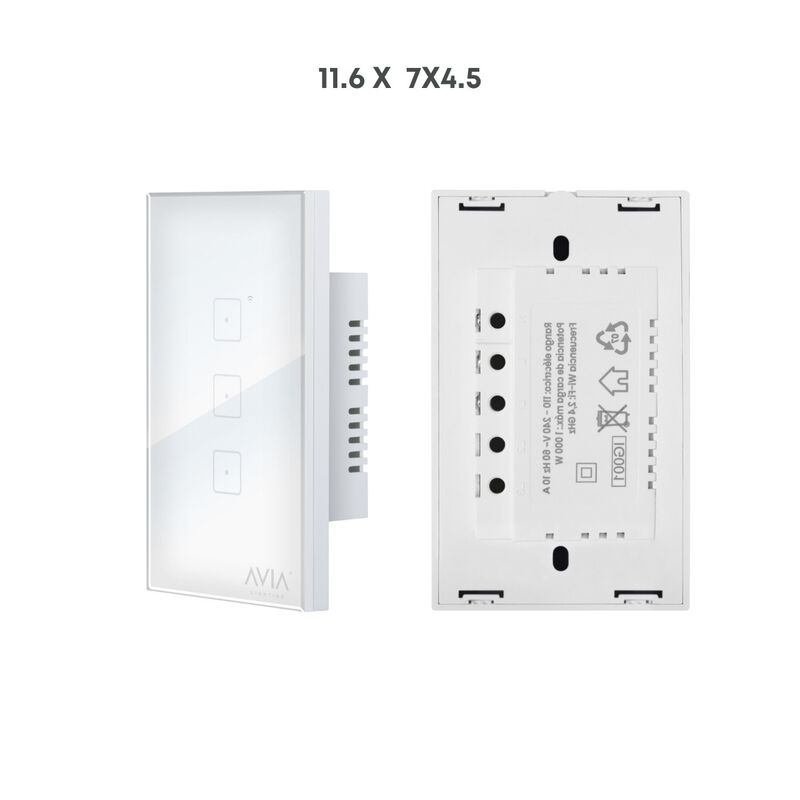 Pack 2 piezas Apagador De Pared Touch De Tres M... image number null
