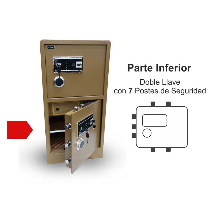 Caja Fuerte Dxf100D Daxxon 50 Kg Huella Contras... image number null