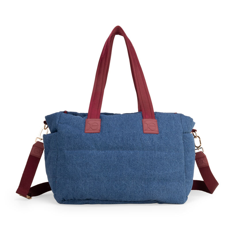 Pa&ntilde;alera Duffle Bag Mediana Con Rubber Color Az... image number null