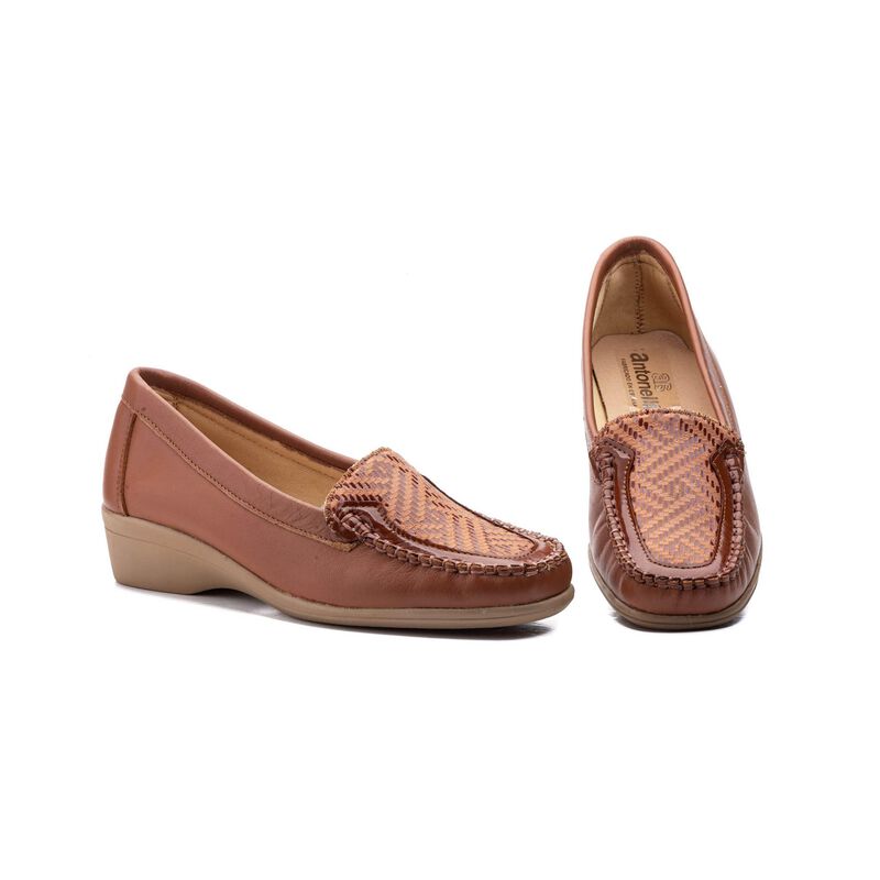 Mocasines para Mujer | Zapatos C&oacute;modos Marr&oacute;n image number null