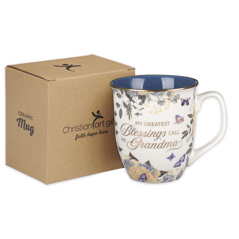 Taza De Caf&eacute; Cristiana &ndash; Regalo Floral Para Abu... image number null