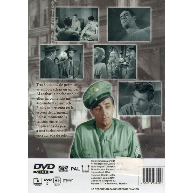 Encrucijada De Odios [dvd] (1947) Crossfire image number null