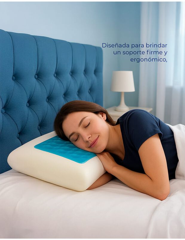 Almohada Memory Foam Ice-Cloud, Almohada Con Pl... image number null