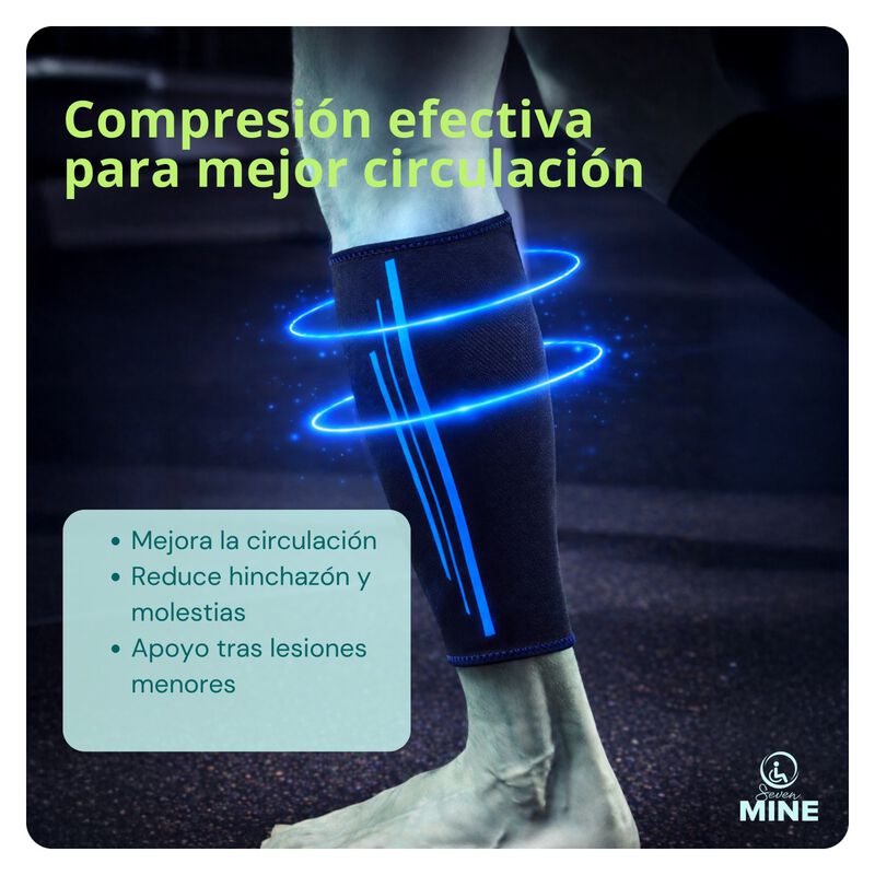 Soporte El&aacute;stico para Pantorrilla &ndash; Manga de Co... image number null