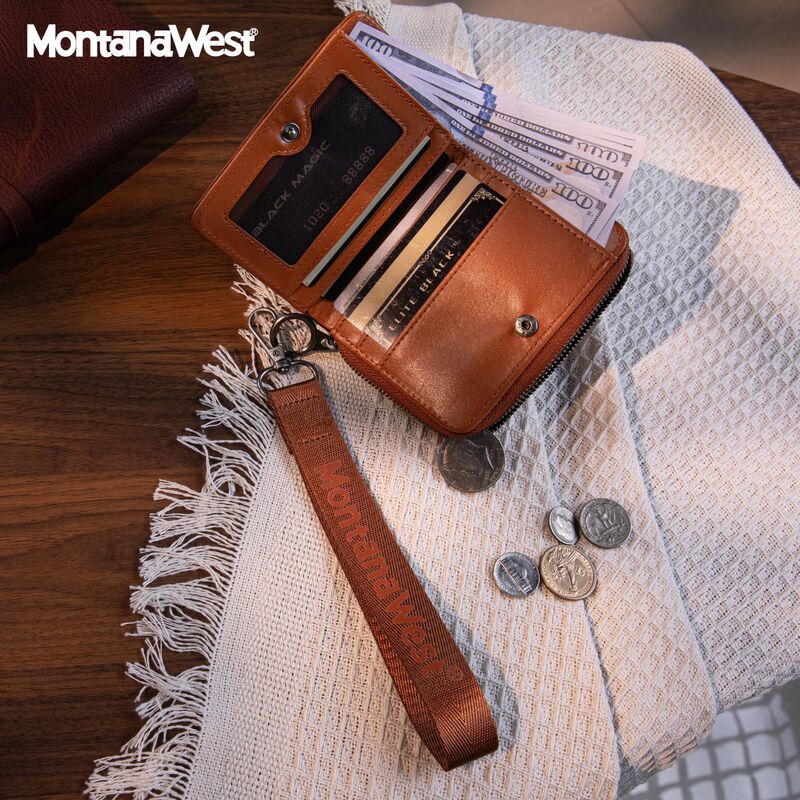 Monedero Montana West Para Mujer Peque&ntilde;a Con Pu... image number null