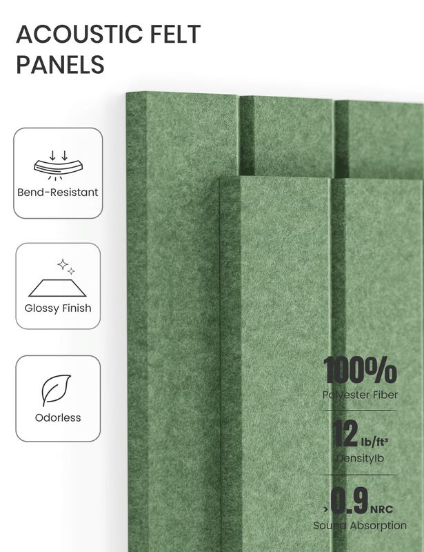 Tabl&oacute;n De Fieltro Fluxynara 122x91 Cm Verde Mus... image number null