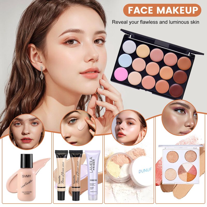 Kit De Maquillaje Chafful Todo En Uno Para Muje... image number null