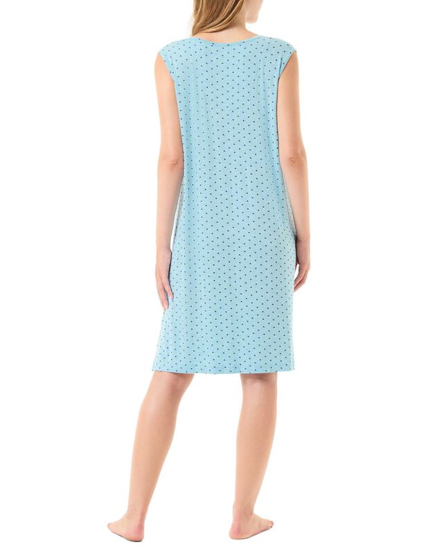 Camis&oacute;n Corto con Estampado de Corazones Turque... image number null