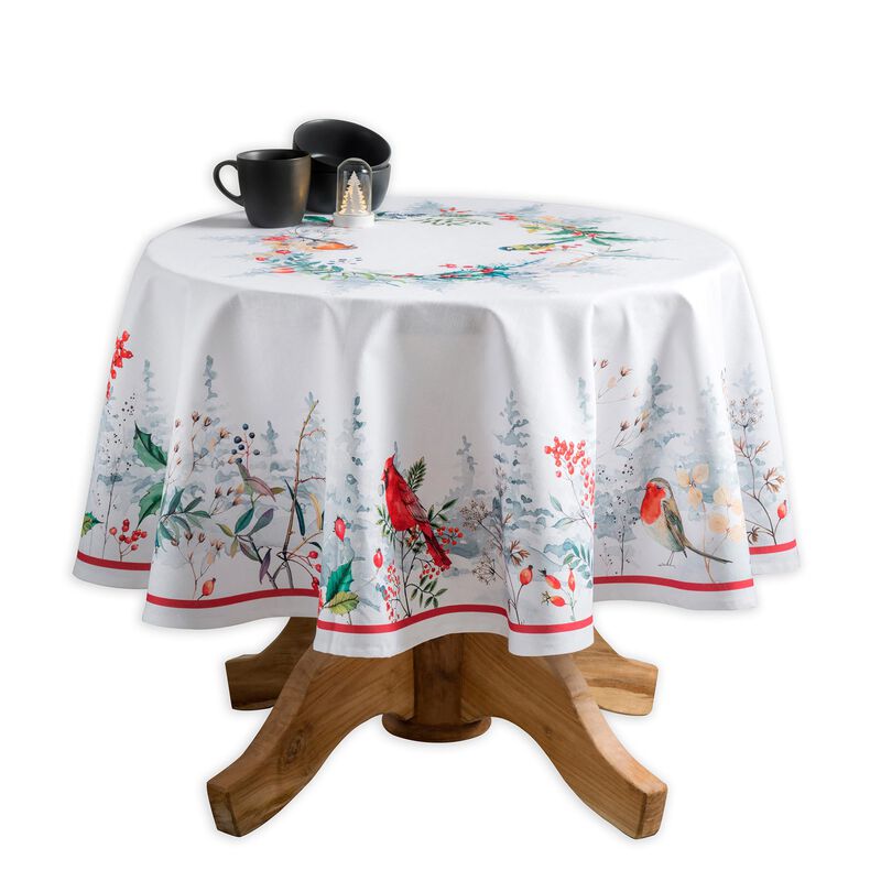Mantel redondo Maison d'Hermine 160 cm 100% alg... image number null