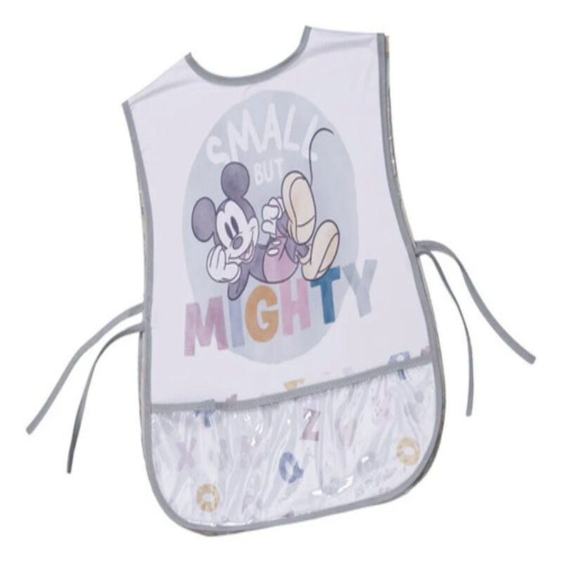 Bata Babero Bolsillo Impermeable Mickey Gris Co... image number null