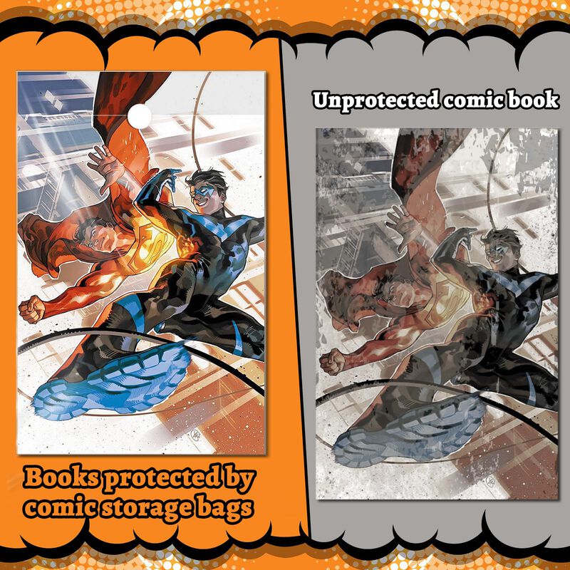 Bolsas Y Forros Para C&oacute;mics Lotmer &ndash; 100 Unidad... image number null