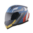 Casco Integral Edge Marvel Capitán América Certificado Moto