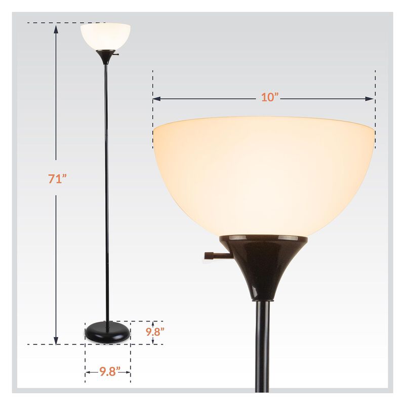 L&aacute;mpara De Pie Newhouse Lighting Charles 180 Cm... image number null