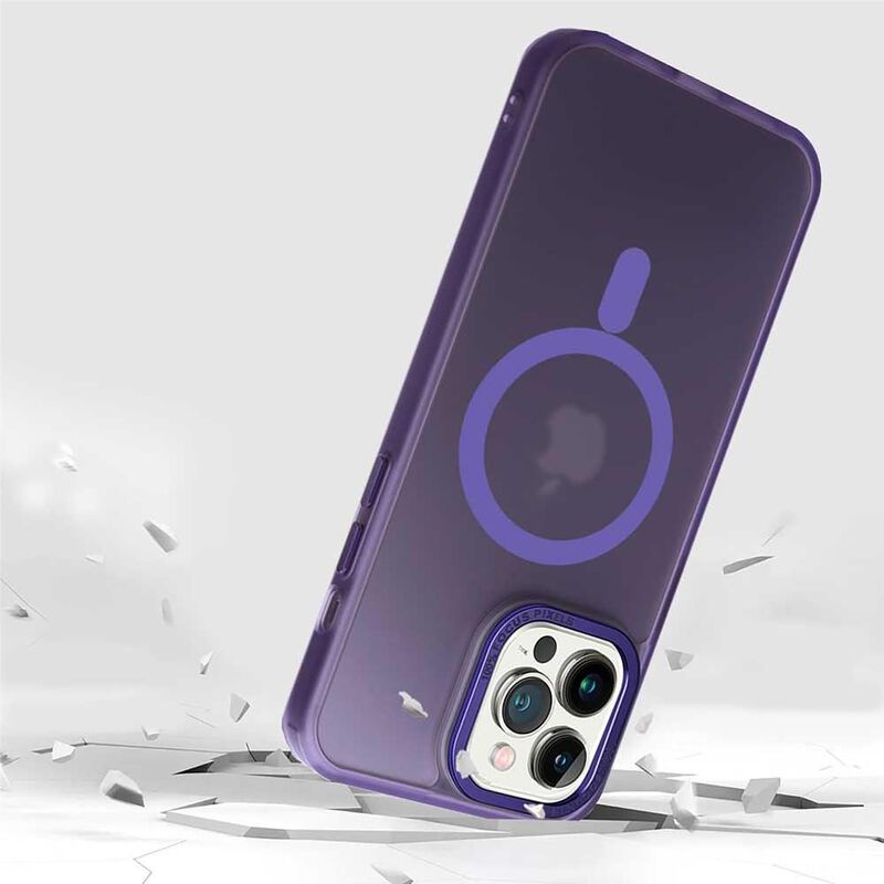 Funda TEKKU Matte para iPhone 15 Trans Violeta ... image number null
