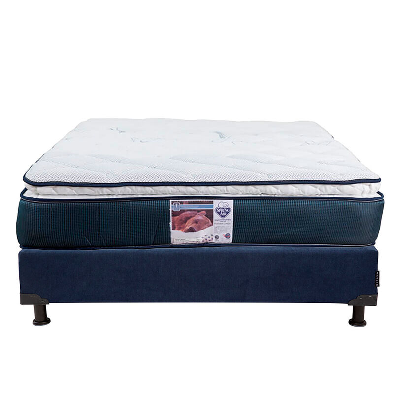 Colchón Queen Size Spring Air Mónaco+Sábanas Di... image number null