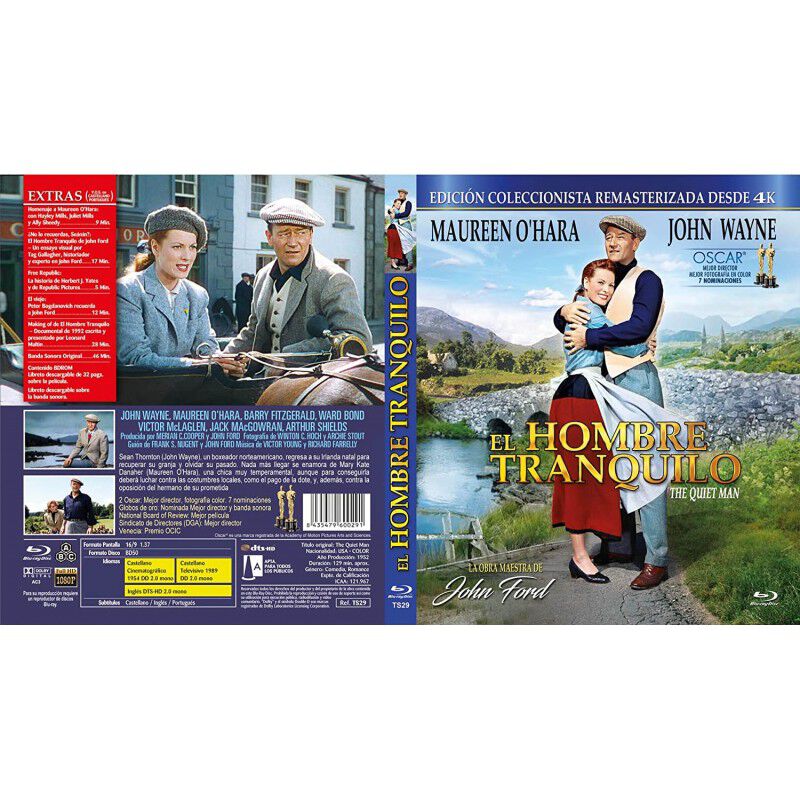 El Hombre Tranquilo [blu-ray] (1952) The Quiet ... image number null