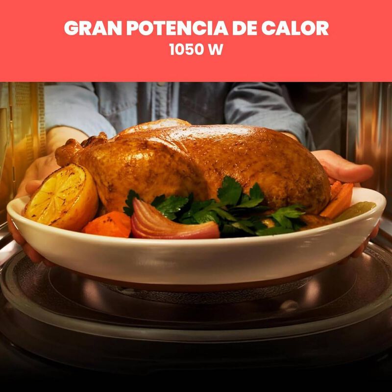 Horno de Microondas Acero Inox Chefman  1.1 Pie... image number null