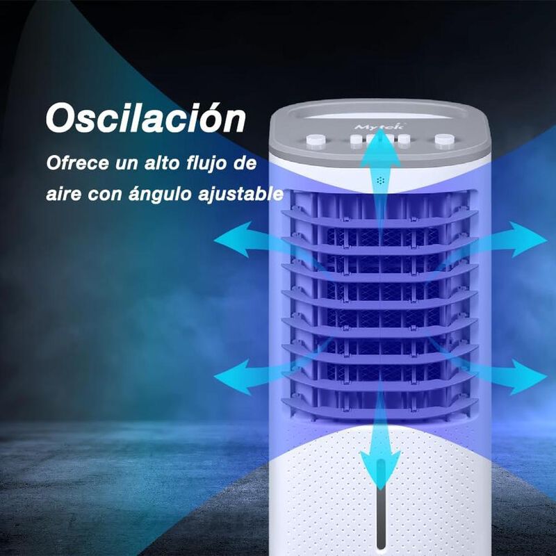 ENFRIADOR DE AIRE VENTILADOR PORTATIL MYTEK 381... image number null