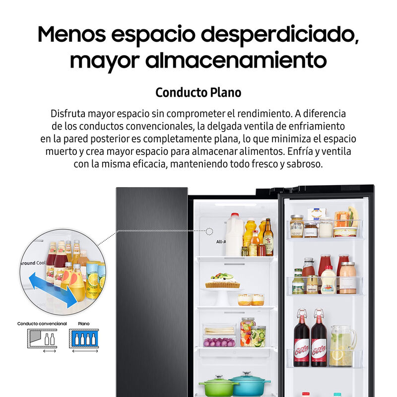 Refrigerador Samsung Sbs 28ft Space Max Ai Ener... image number null