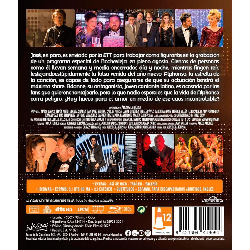 Mi Gran Noche [Blu-ray] (2015) image number null