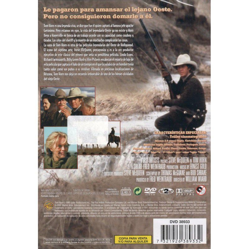Tom Horn [dvd] (1980) image number null