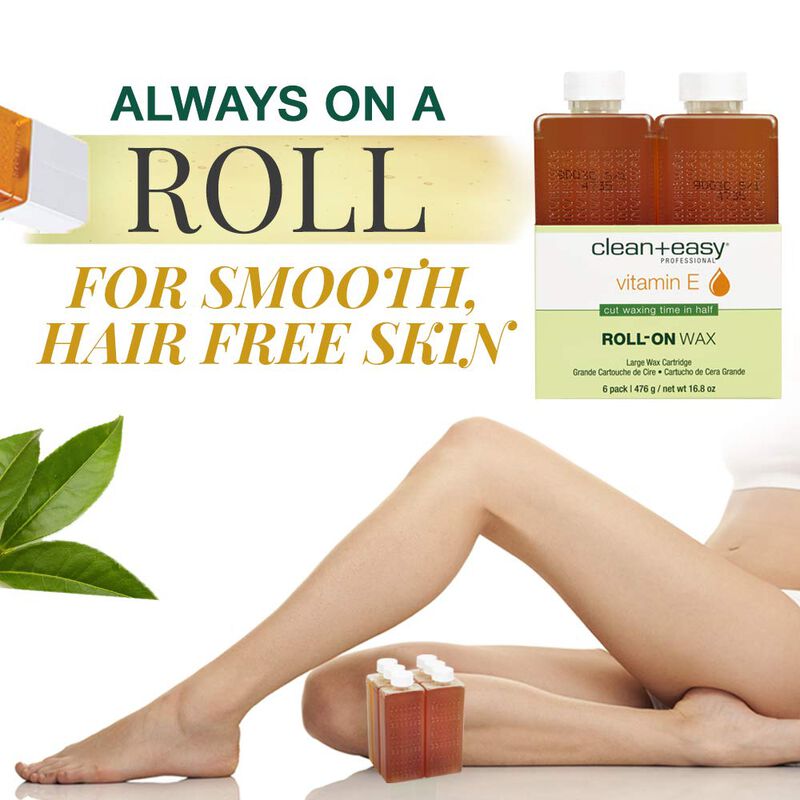 Roll-on Wax Clean & Easy Vit E, Paquete De 6 Re... image number null