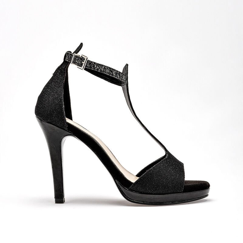 Moramora zapatilla abierta para mujer negro cod... image number null