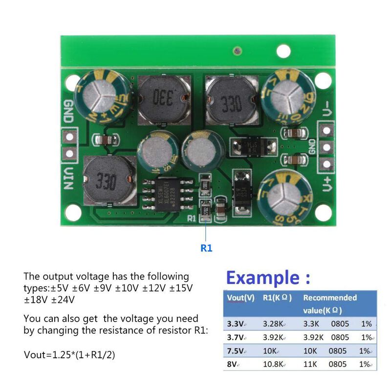 Convertidor Boost-buck Ywbl-wh Dc-dc &plusmn; 5 V 6 V ... image number null