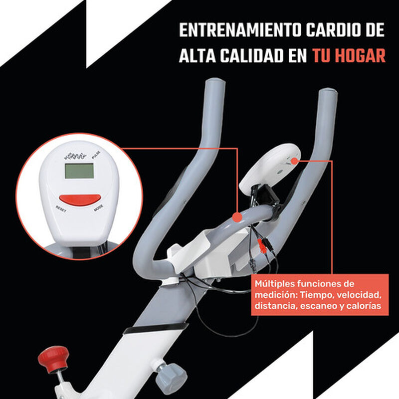 Bicicleta Fija Spinning Estática 8kg Ejercicio ... image number null