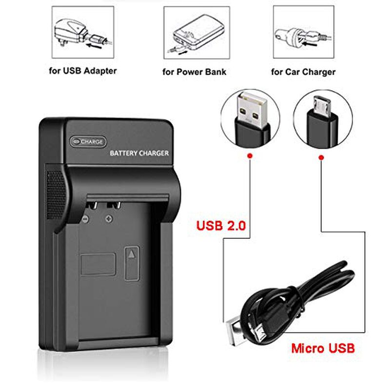 Bater&iacute;a Y Cargador Milepow En-el10 Para Nikon C... image number null