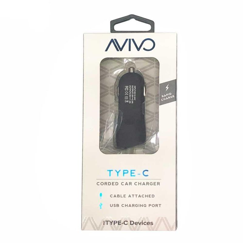 Cargador de Auto AVIVO USB Tipo C 2.4A Universa... image number null