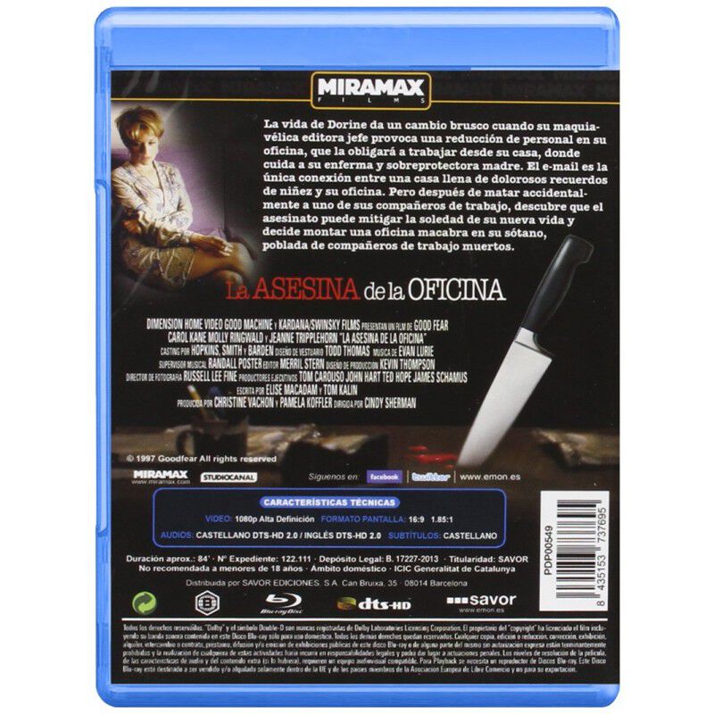 La Asesina De La Oficina [blu-ray] image number null