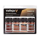 Set De Pigmentos Vallejo Fx Oxidaci&oacute;n Y Corrosi&oacute;n 4x35 Ml