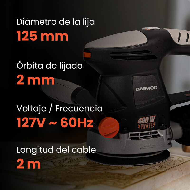 Daewoo Lijadora Roto Orbital  480w Daos480 image number null