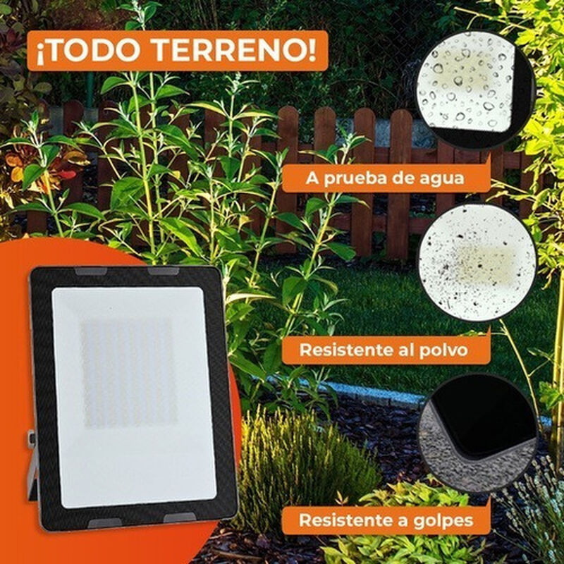 Reflector Led Exterior, 100 W, Luz Suave C&aacute;lida... image number null