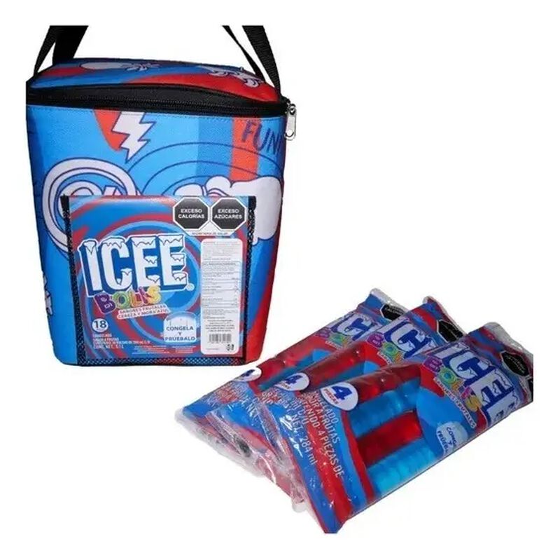 Hielera 18 Unidades Bolis Icee Congeladas Sabor... image number null