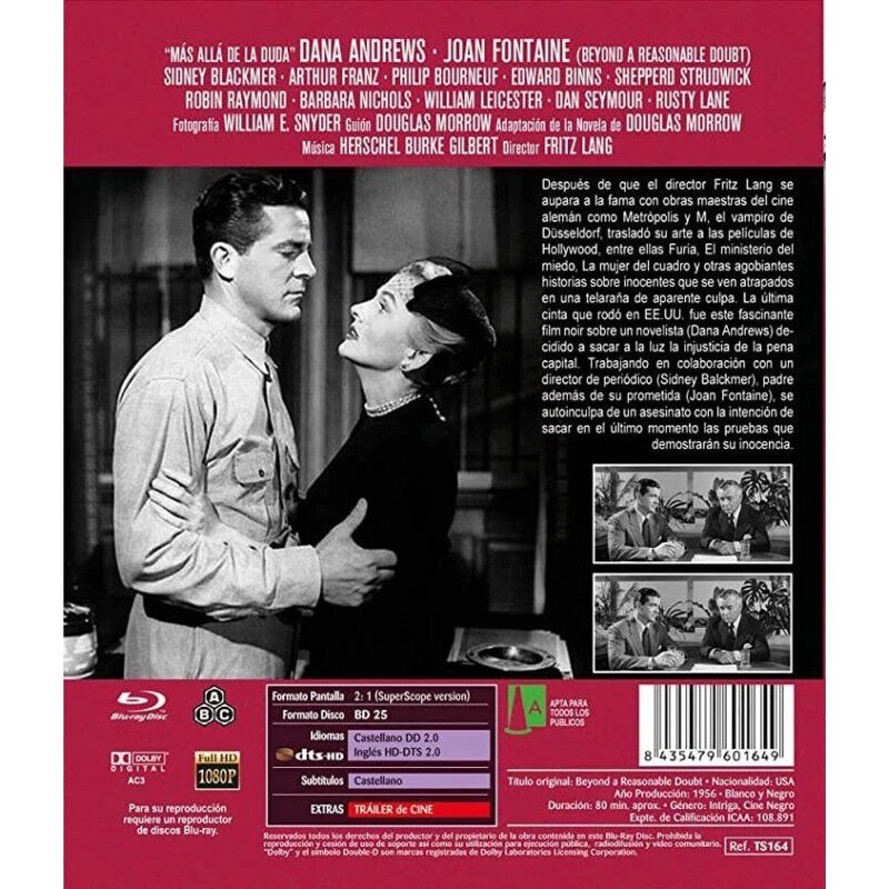 M&aacute;s All&aacute; De La Duda [blu-ray] (1956) image number null