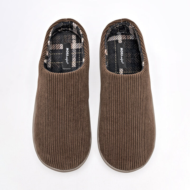 Mora Confort Pantufla para hombre caf&eacute; image number null