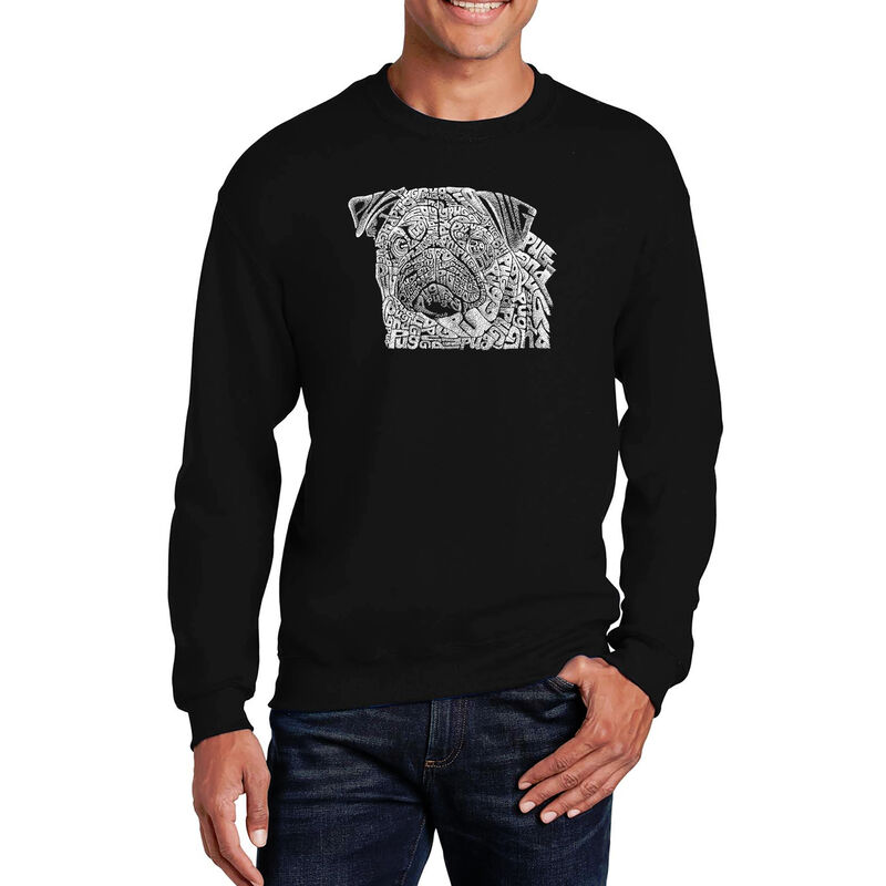 Sudadera De Cuello Redondo Word Art Para Hombre... image number null
