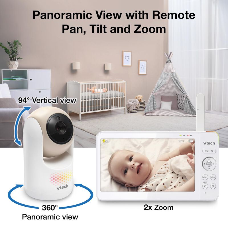Monitor Para Beb&eacute; Vtech 7" Ips 5000 mah 12 h De... image number null