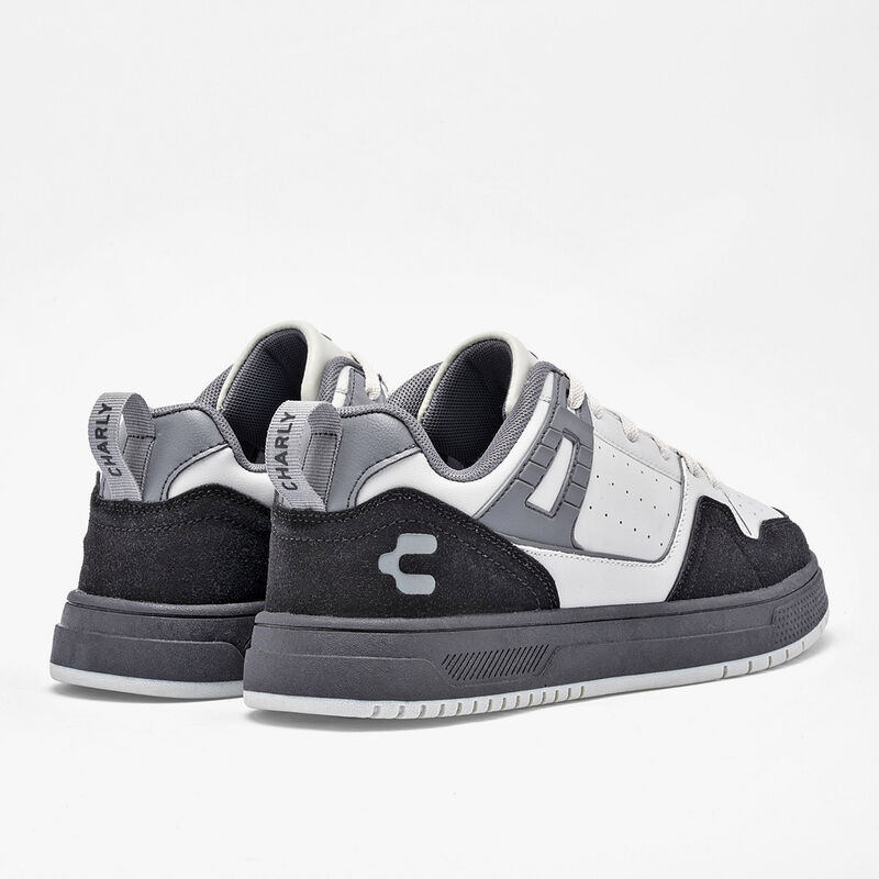Charly Tenis Para Mujer Gris Negro Cod 127407-e image number null