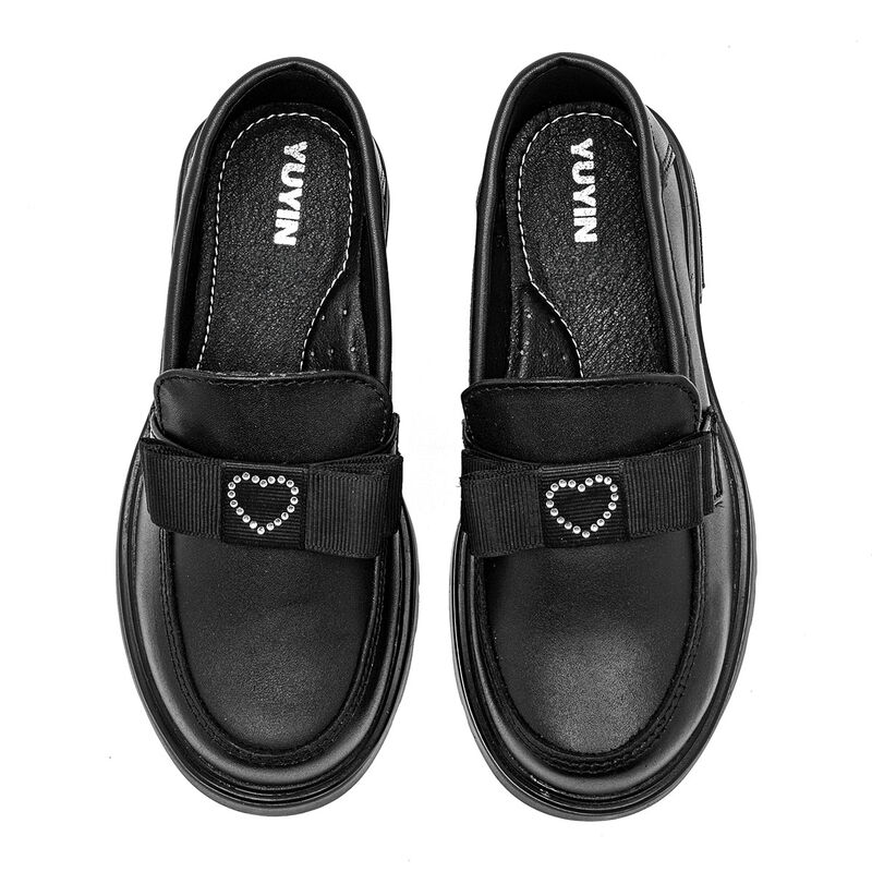 Yuyin Zapato Escolar Negro Para Ni&ntilde;a 146533cd image number null