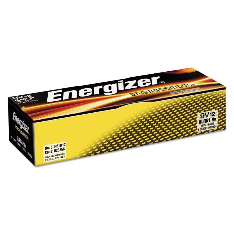 Bater&iacute;a Energizer Alcalina Industrial De 9 V, P... image number null