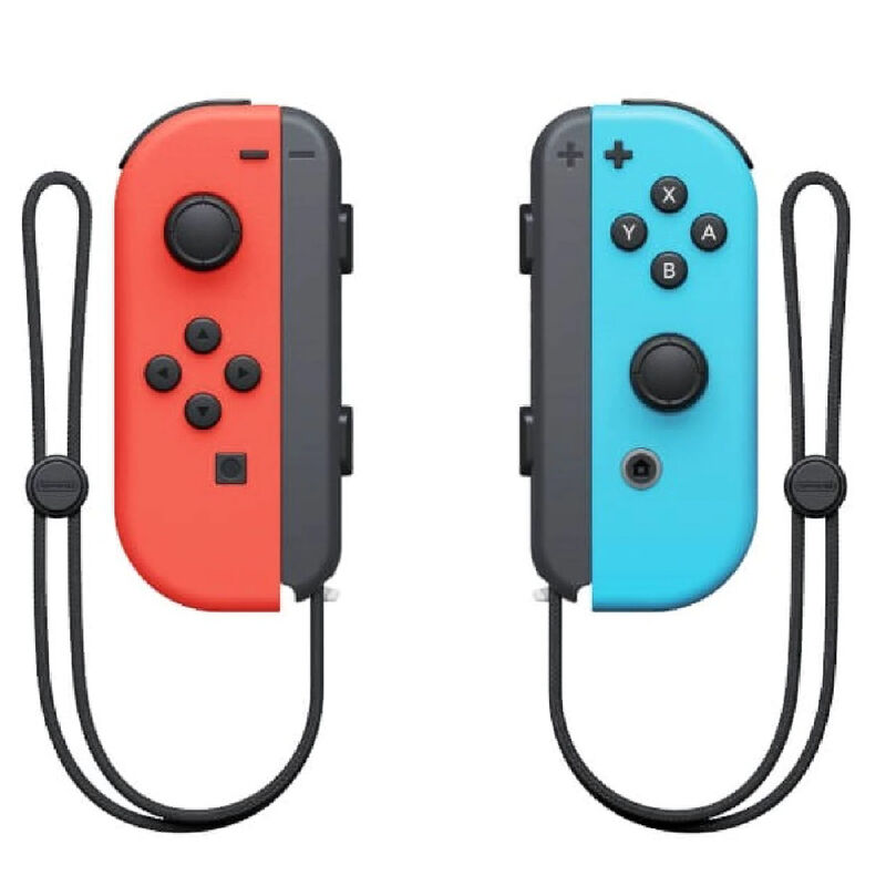 Controles Joy-Con Inalambricos L y R - Azul y R... image number null