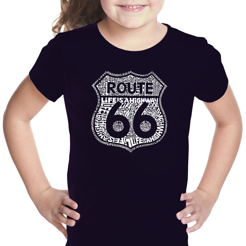 Camiseta Word Art Para Ni&ntilde;a - Ruta 66 &middot; Life Is... image number null