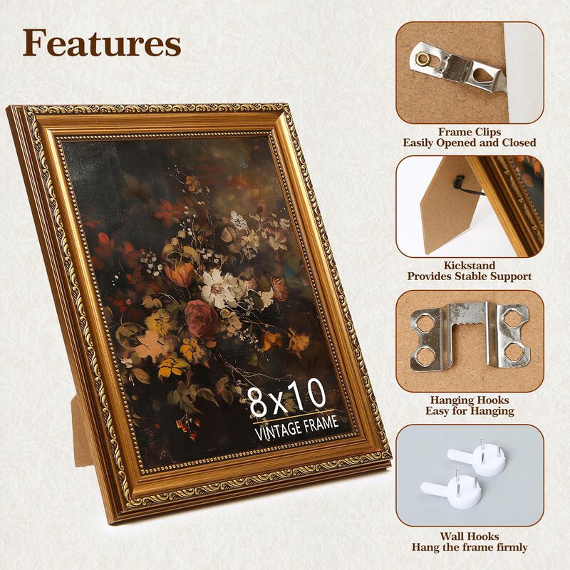Marco De Fotos Astrdecor 20x25 Cm Vintage Bronc... image number null