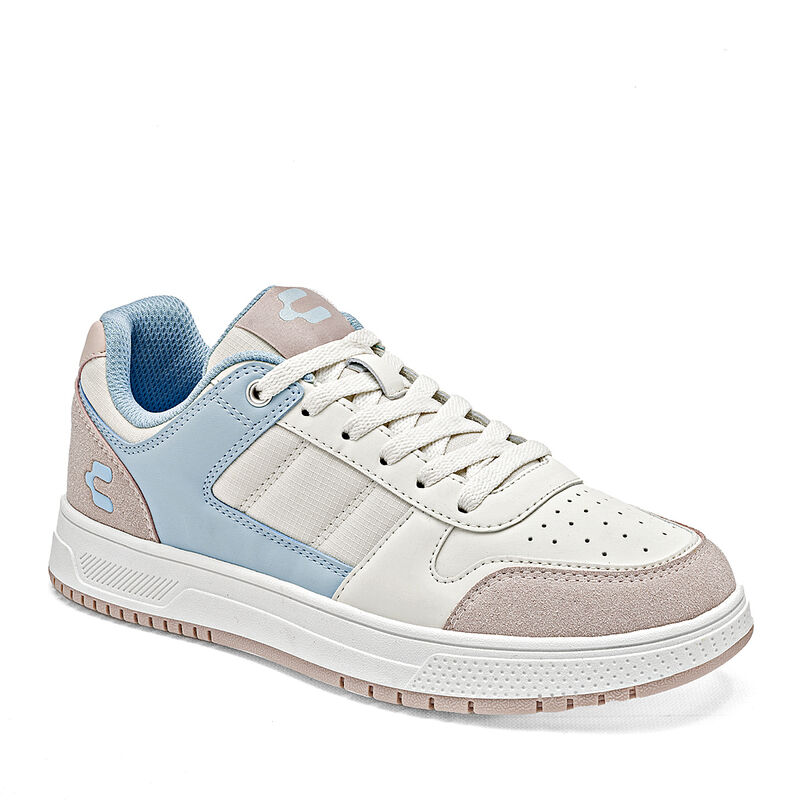 Charly Tenis urbano para mujer beige azul rosa image number null
