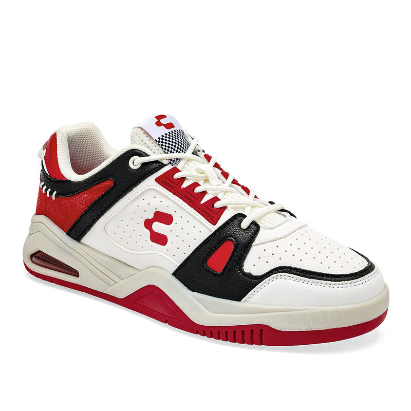 Charly Tenis urbano para hombre. Blanco negro r... image number null