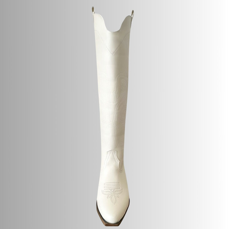 BOTAS DE MUJER COWBOY DECORADA MALABIS BOT-1017... image number null
